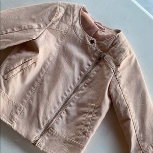 Girls faux leather jacket